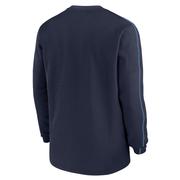 UNC Jordan Brand Sideline Coach Long Sleeve Crew Top